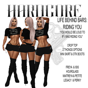 Second Life Marketplace - LIFE BEHIND BARS: RIDING YOU WOMENS SET
